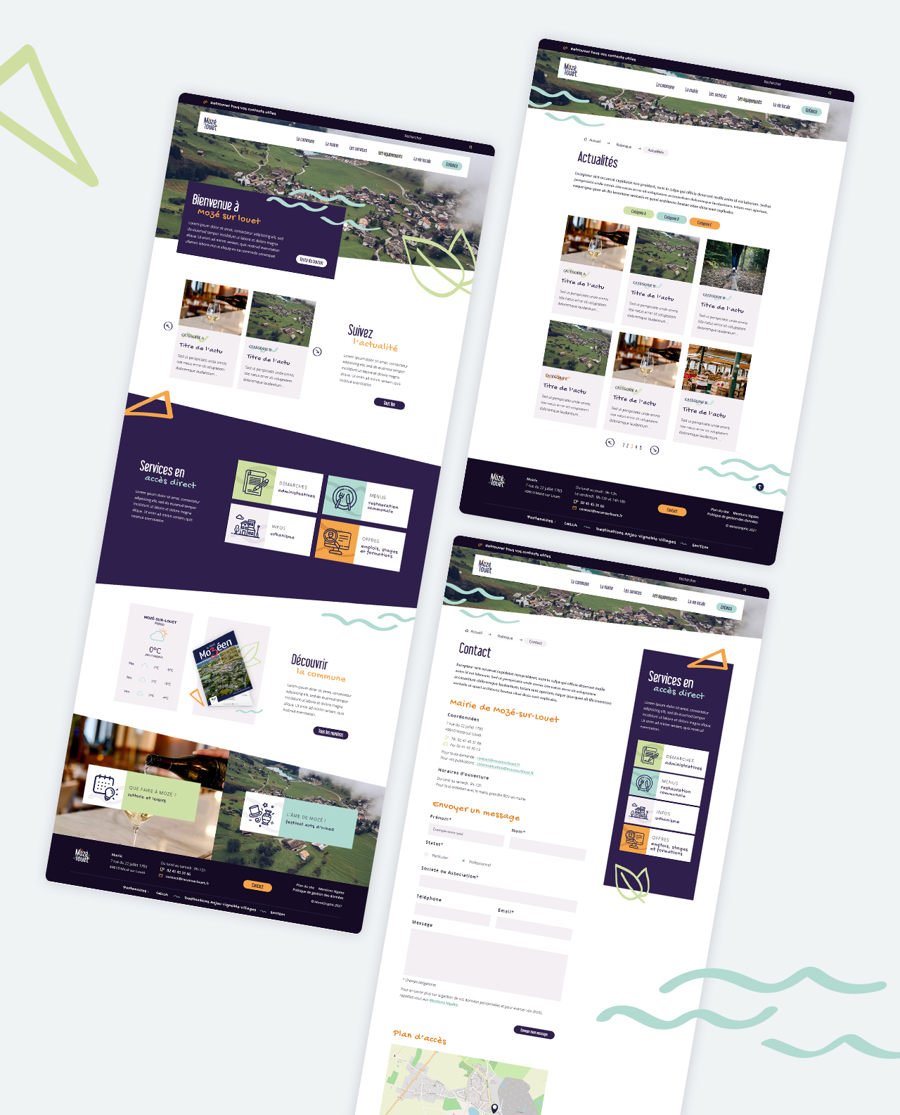 Présentation générale du site de Mozé-sur-Louet