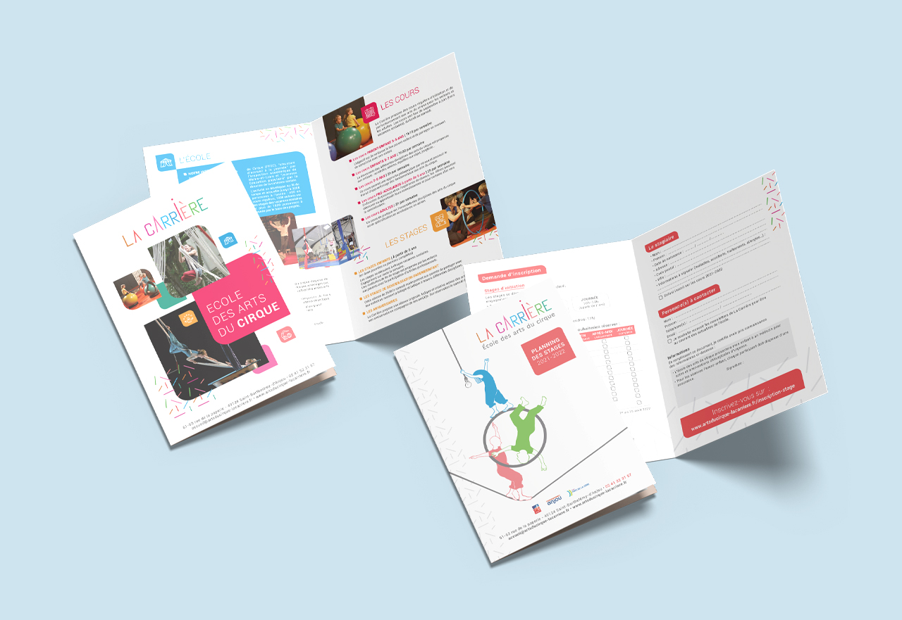 Dépliant La Carrière École des Arts du Cirque