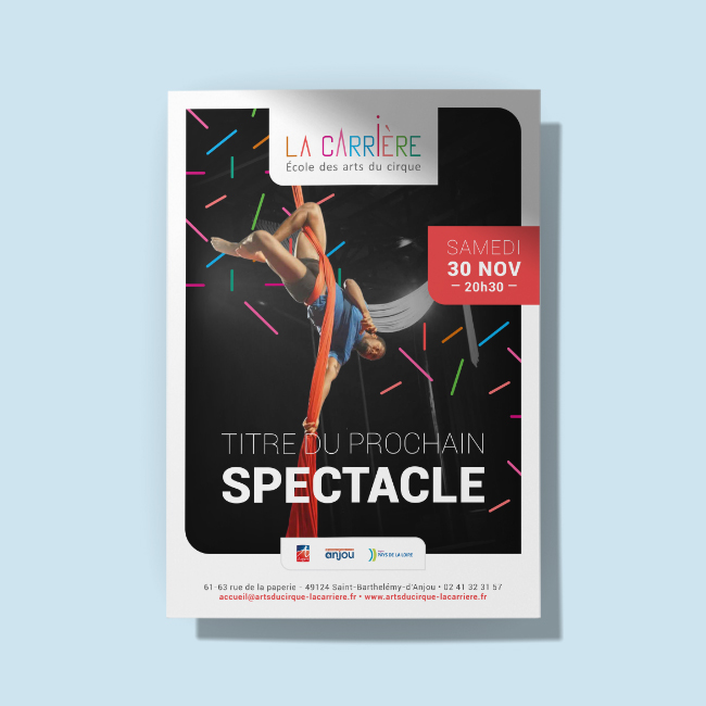 Affiche La Carrière École des Arts du Cirque