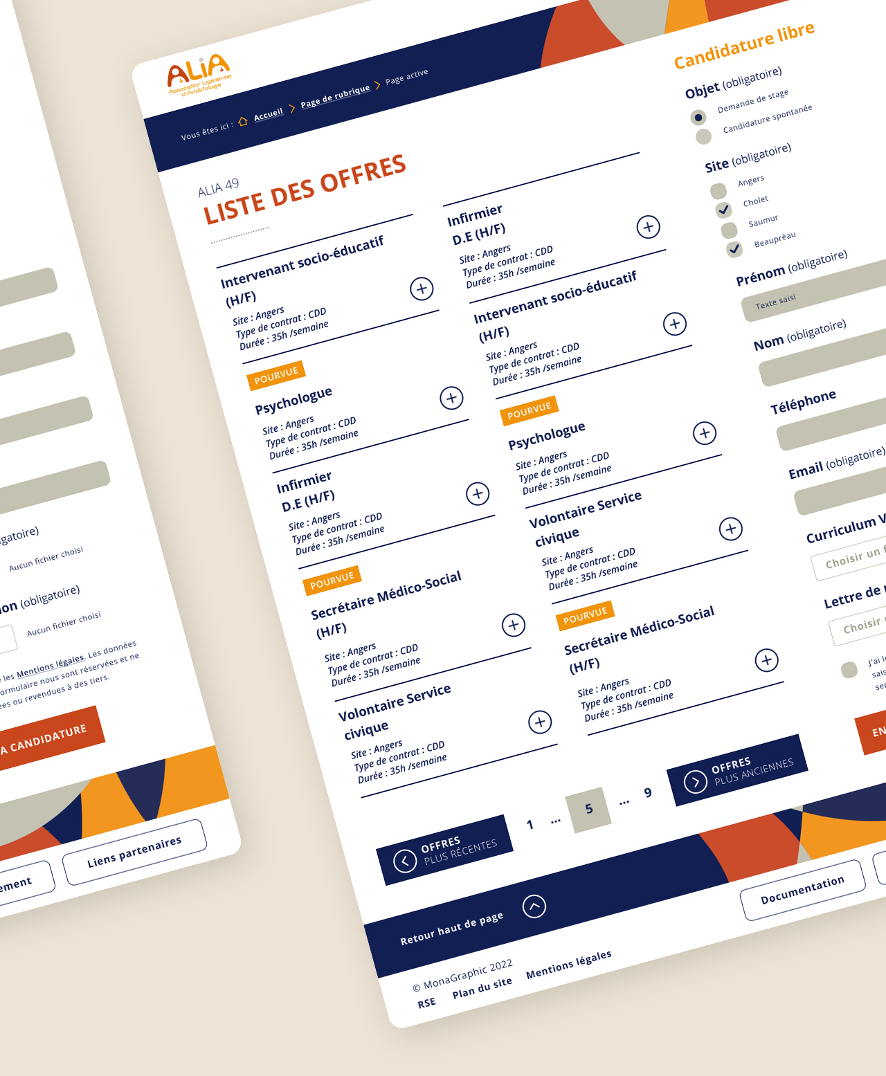 Offres d'emploi Alia 49