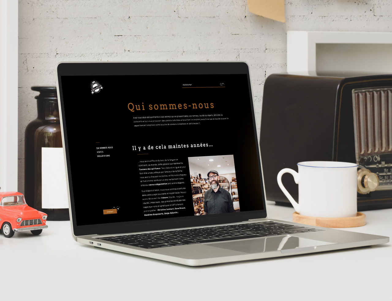 Maquette web Whisky District